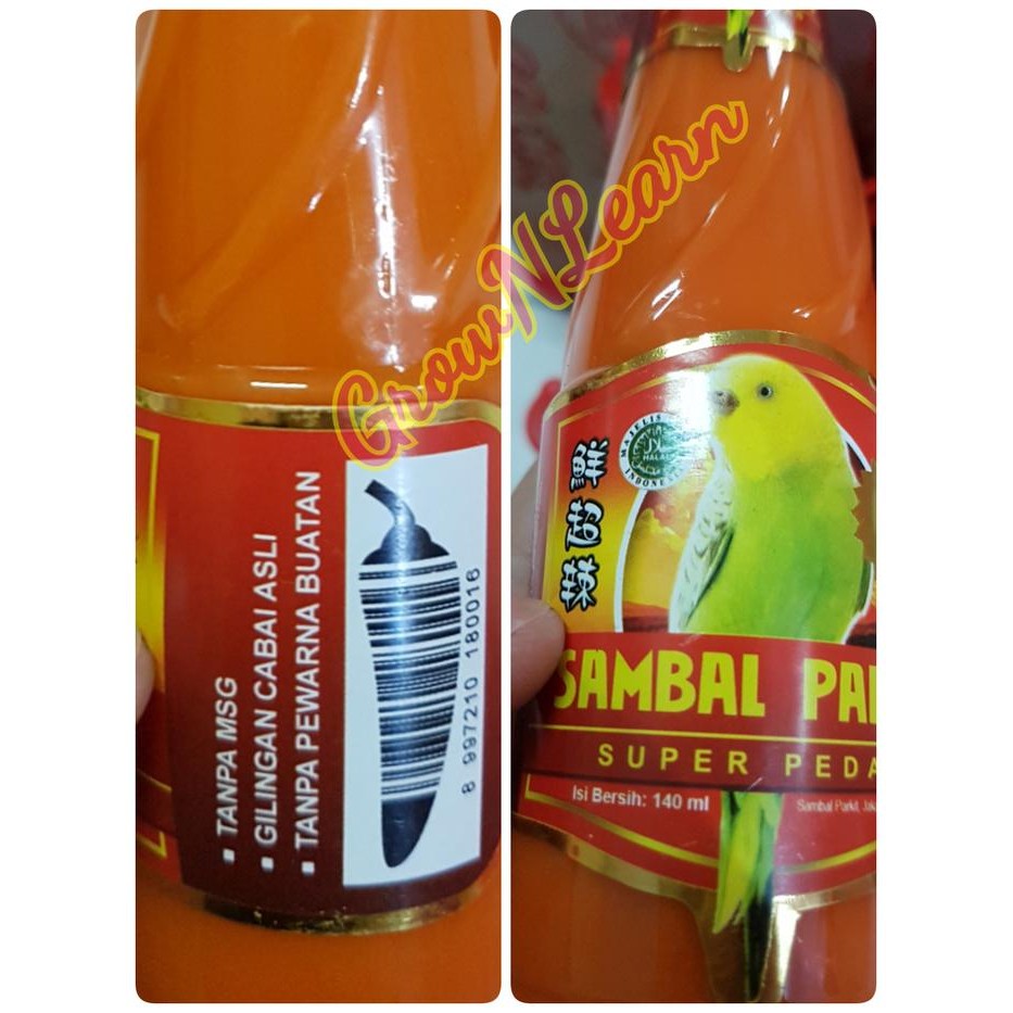 

Promo Sambal / Sambel Parkit 140Ml + 300Ml Super Hot (Must Try) -Gratisongkir