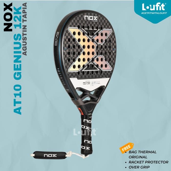 NOX RACKET PADEL / RAKET NOX AT10 GENIUS 12K AGUSTIN TAPIA ORIGINAL / CARBON 12K