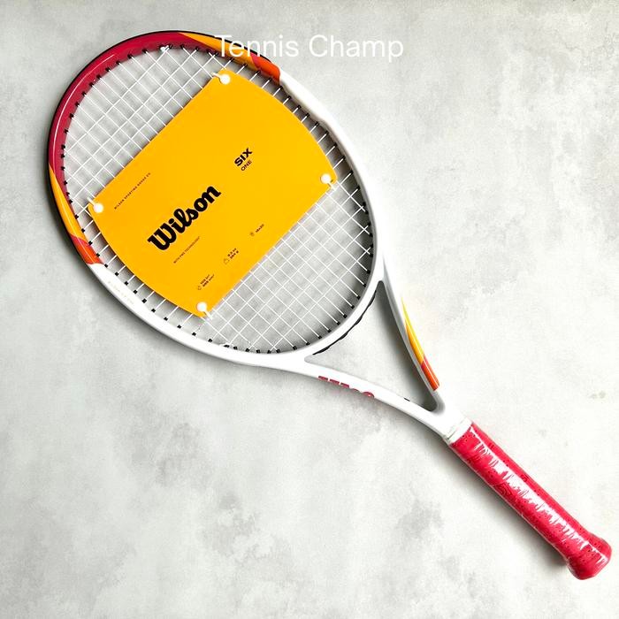 Raket Tenis Wilson Six One 103 White Red/Tennis Racket Original Wilson