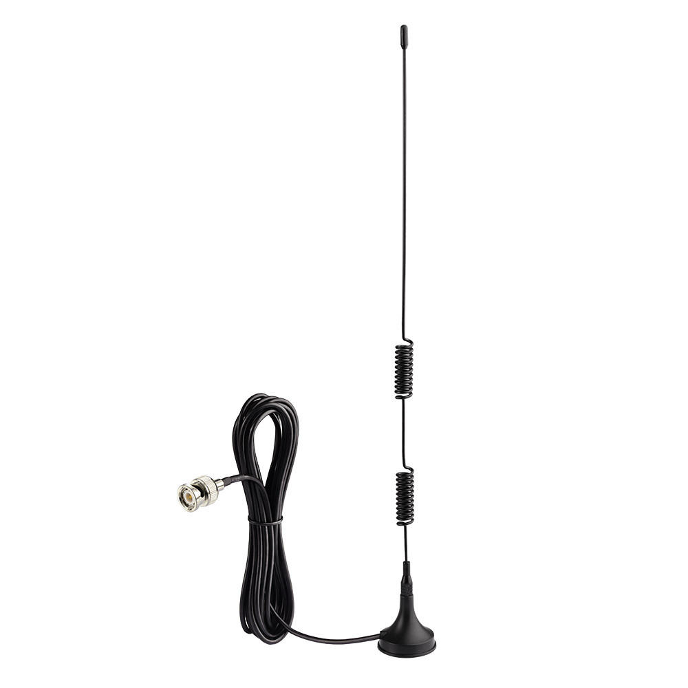 Superbat 7dbi VHF UHF CB Radio Ham Radio Scanner Magnetic Base Antenna BNC Male for CB Radio Amateur