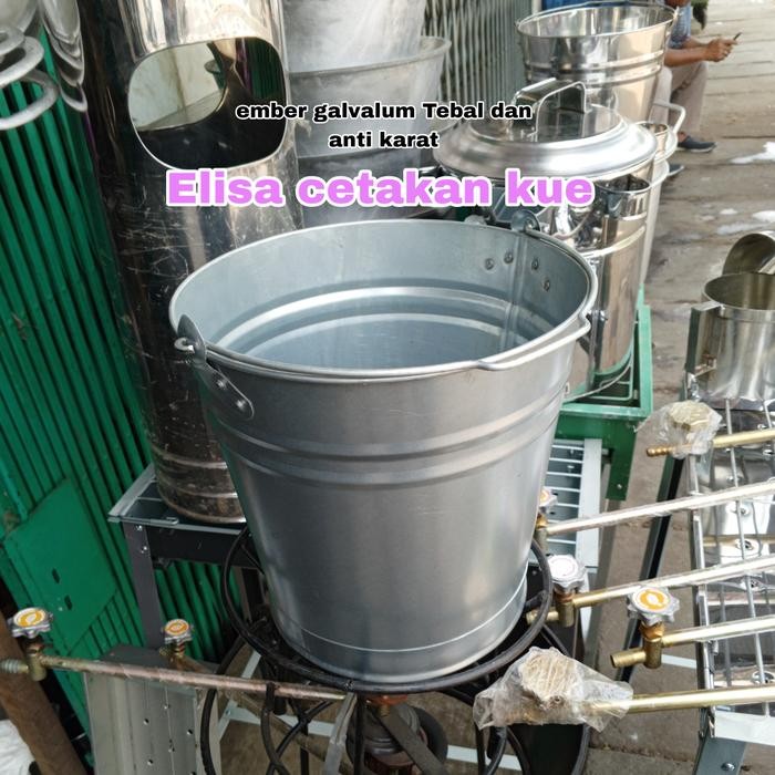 ember galvanis 15 liter / ember kaleng anti karat / pot kaleng tebal
