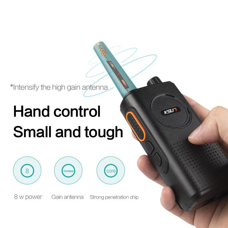 KSUN TFSI-KCB Two-way Radio 8W UHF 400-470MHz CB Radio Scanner