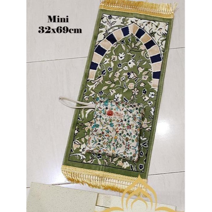 (Expert) Sajadah Rawdah Kecil/Mini/kepala madinah-001