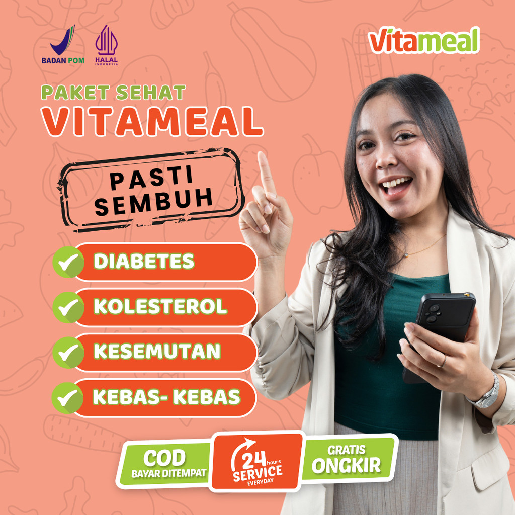 

Vitameal Mixberry Sereal Meal Multigrain Lambung Healthy Darah Oatmeal Kolesterol Nutrisi Original Rendah Serbuk Fiber ZFA