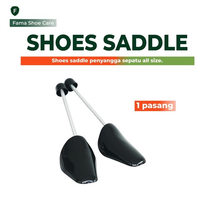 FAMA-SHOES SADDLE 1 PASANG-SHOE TREE-PENYANGGA SEPATU-FAMA SHOE CLEANER-FAMA SHOES CLEANER