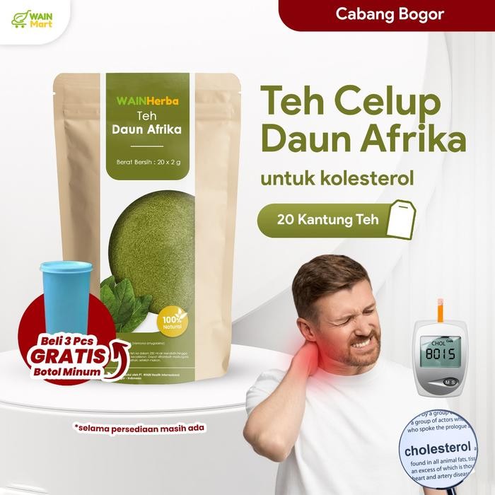 

NWFK Teh Celup Daun Afrika Mengobati Kolestrol Dan Darah Tinggi