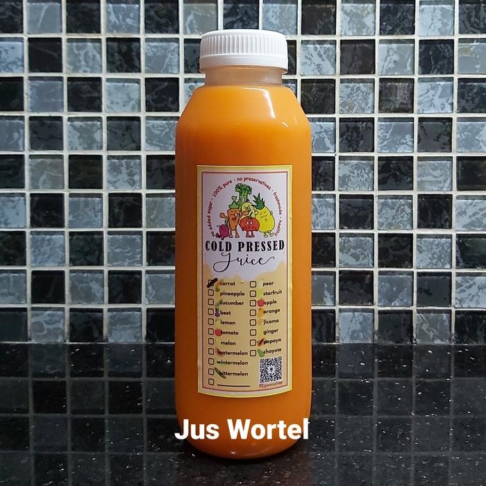 

NWFK Jus Wortel / Carrot Juice Cold Pressed 500Ml Asli Murni