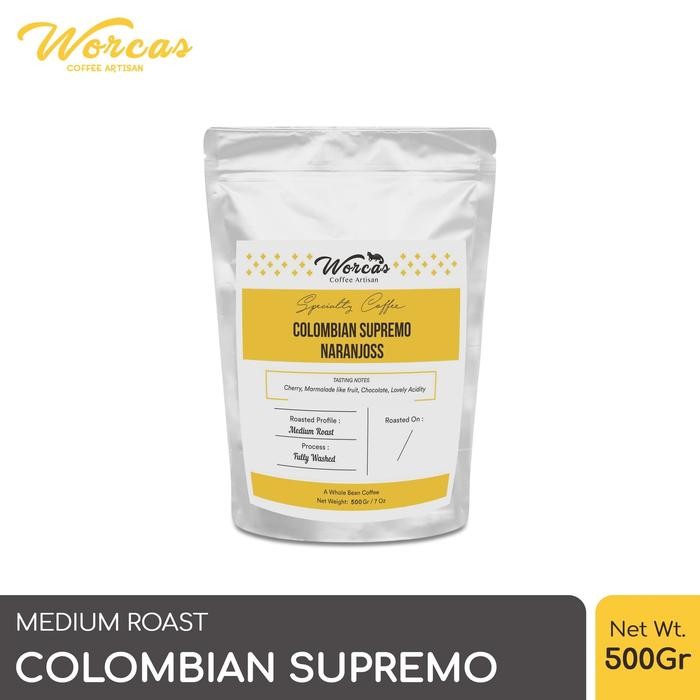 

NWFK Worcas Arabica Colombia Supremo 500 Gram - Medium Roasted Coffee