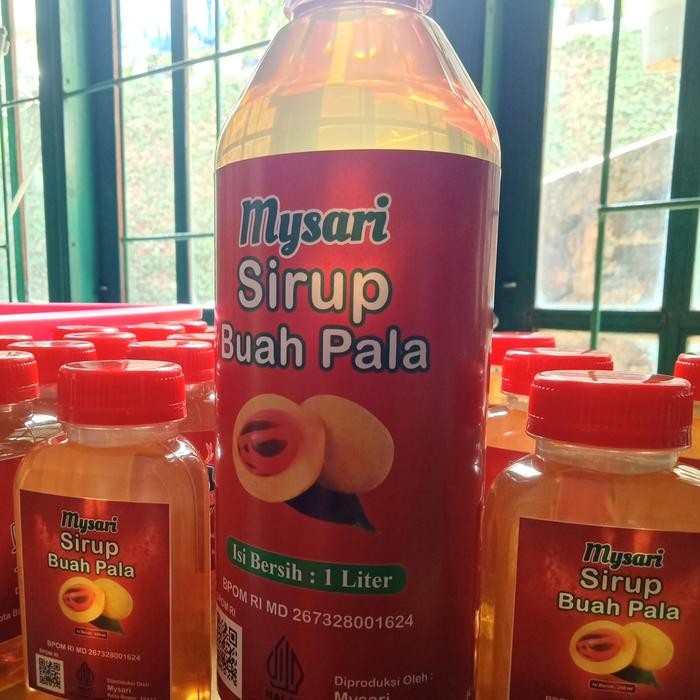 NWFK   Sirup Buah Pala Asli Bogor 1 Liter