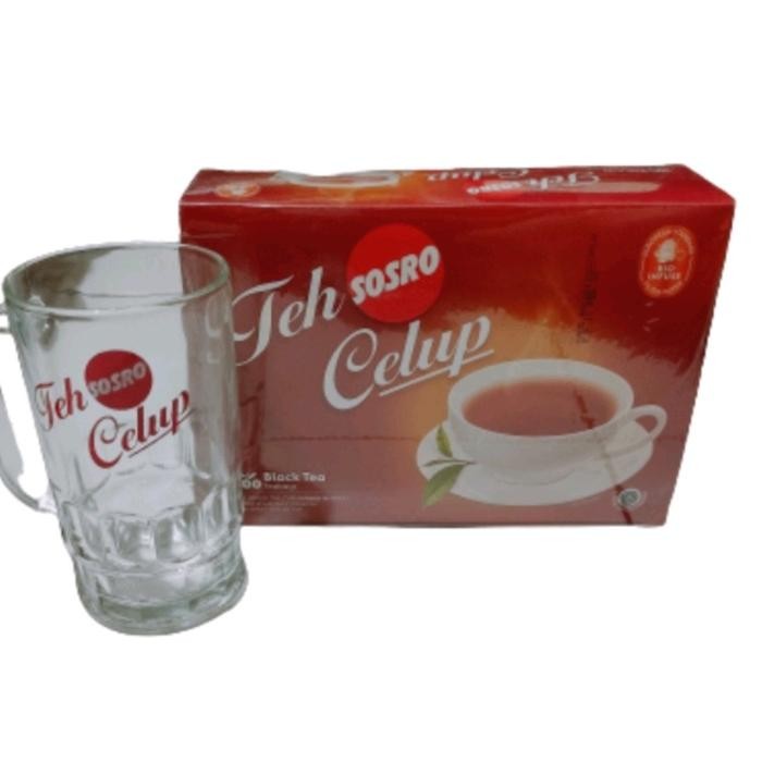 

NWFK Paket Teh Celup Sosro Isi 100 Kantong Gratis Gelas Beling