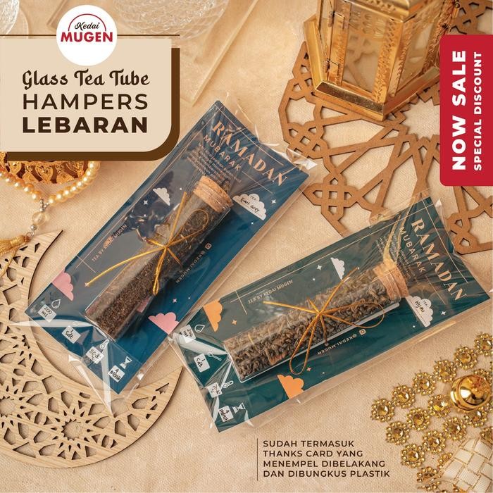 

NWFK Souvenir Teh Bunga Herbal Tabung Kaca Tutup Gabus / Glass Tube Loose Tea Sample By