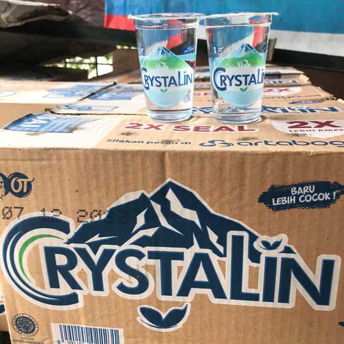 

8SXE Crystalline Gelas 220Ml Crystalin Isi 48 Cup