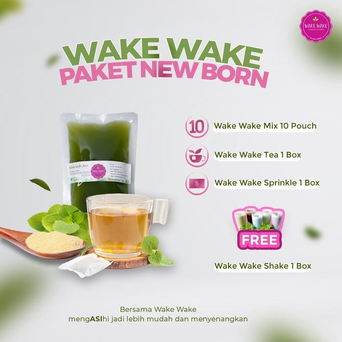 

8SXE Wake Wake Asi Booster Daun Bangun Bangun (Paket New Born)