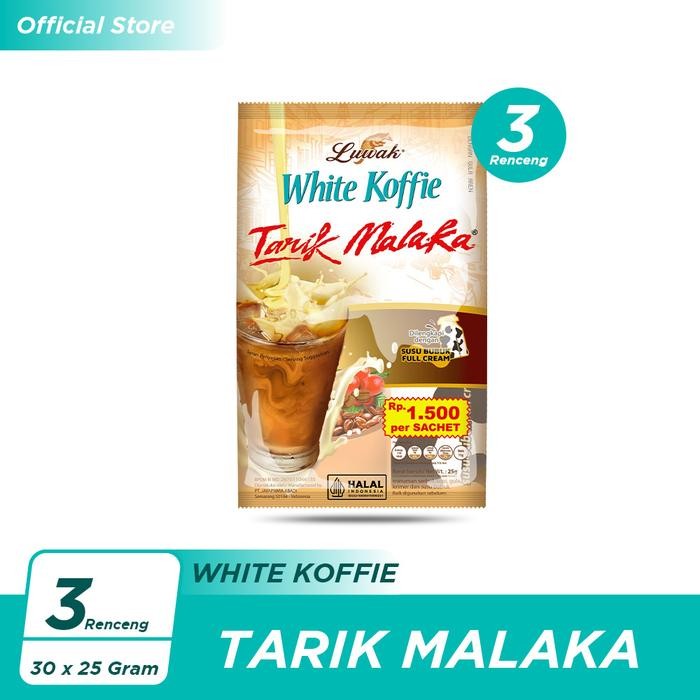 

8SXE Kopi Luwak White Koffie Tarik Malaka 10X25Gr (Renceng) - 3 Pcs