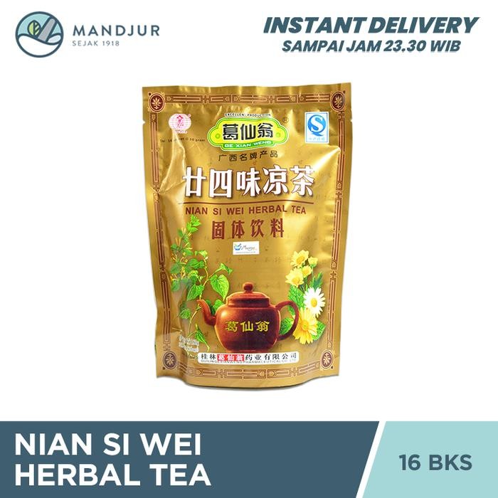 

8SXE Nian Si Wei Herbal Tea - Teh Herbal Pereda Panas Dalam