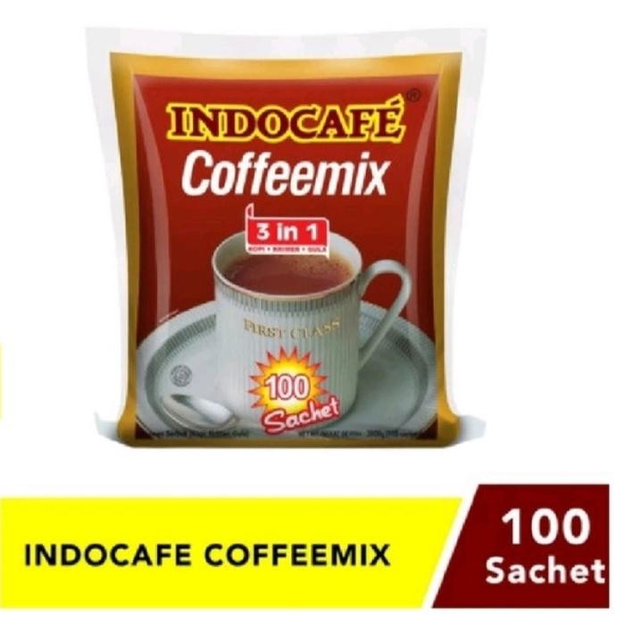 

8SXE Kopi Indocafe Coffeemix 100 Sachet