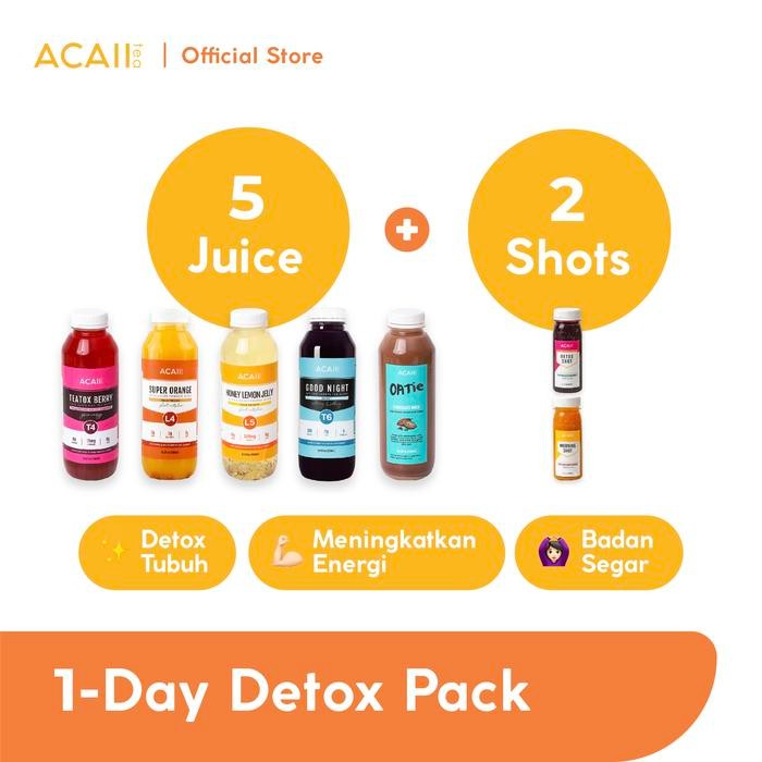 

8SXE Acaii Tea 1-Day Detox Pack (5X500Ml & 2X125Ml)