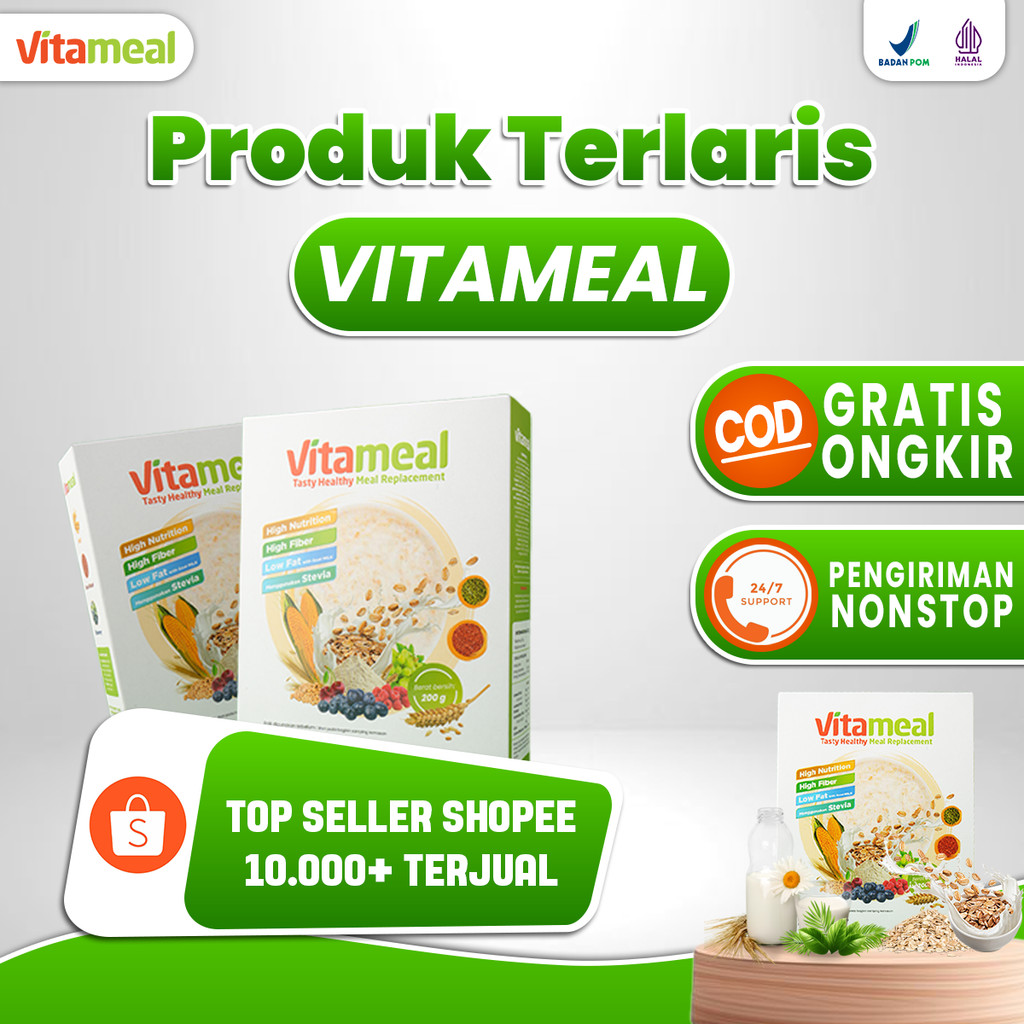 

Vitameal Sereal Aman untuk Diabetes – Distributor Resmi Original, Bantu Perbaiki Saraf, Cegah Mati Rasa dan Komplikasi VITAMINILK HERBAL