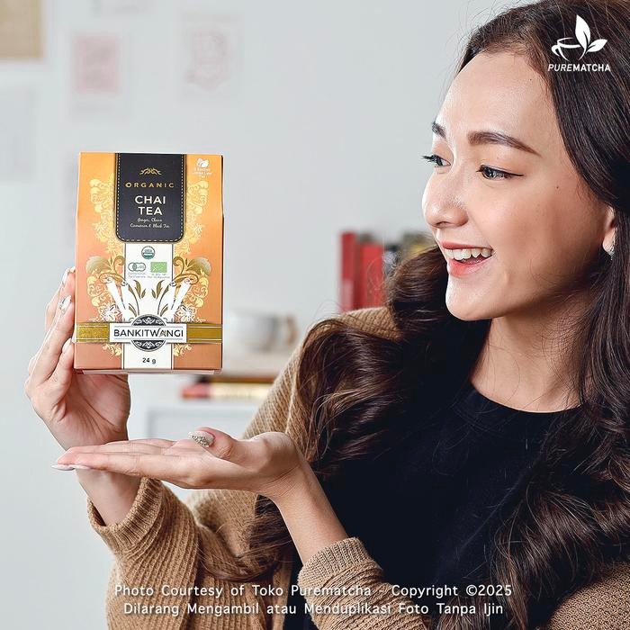 

8SXE Bankit Wangi - Chai Tea Organic Box 24Gr Ginger Black Tea Cinnamon