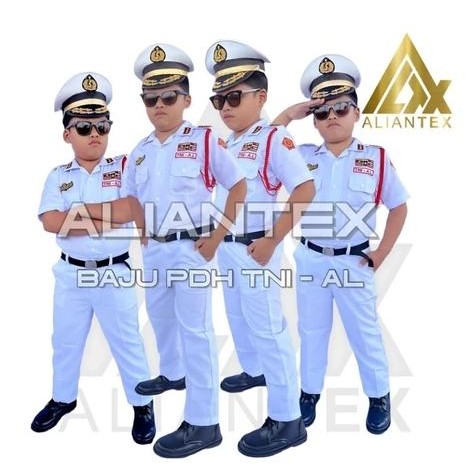 Sale Aliantex - Pdh Tni Al Laki-Laki Anak ( Tangan Pendek)