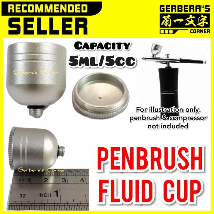 

Penbrush Fluid Cup 5ml 5cc Pen Brush Spray Airbrush Mini Compressor