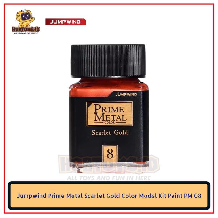 

Jumpwind Prime Metal Scarlet Gold Color Model Kit Paint PM 08