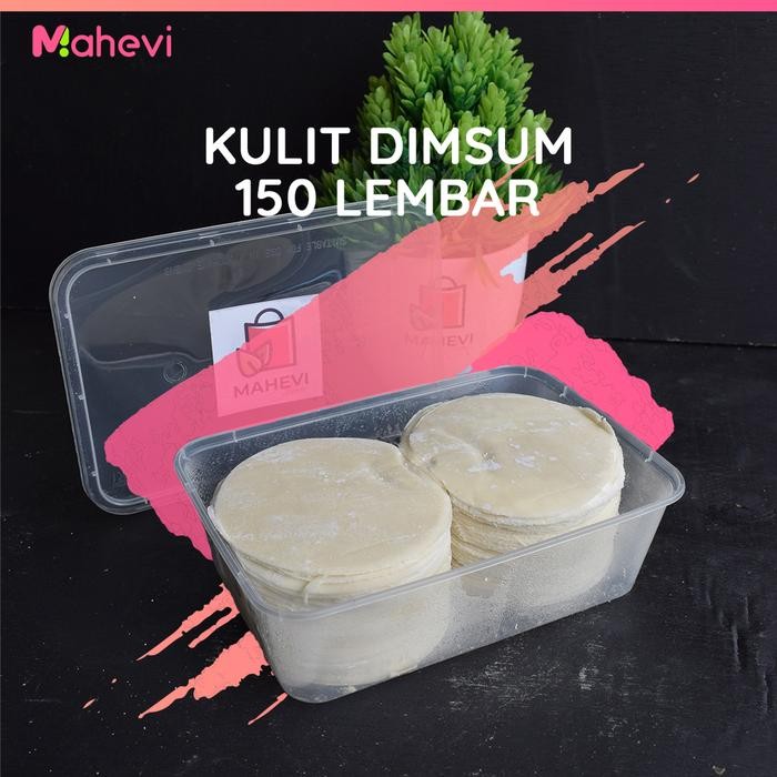 

(Rnd) - Kulit Dimsum / Gyoza / Dumpling Premium Hand Made 100% Halal Isi 150