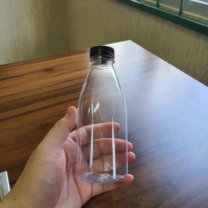 (Expert) botol cantik valencia TEBAL 350ml plastik tebel 350 ml tutup shortneck