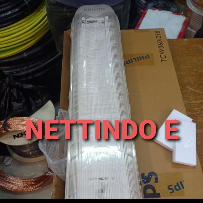 Mantab Kap Waterproof 2X18 Watt Led 2X8W Tcw 060 Kap Lampu Tcw060 Philips