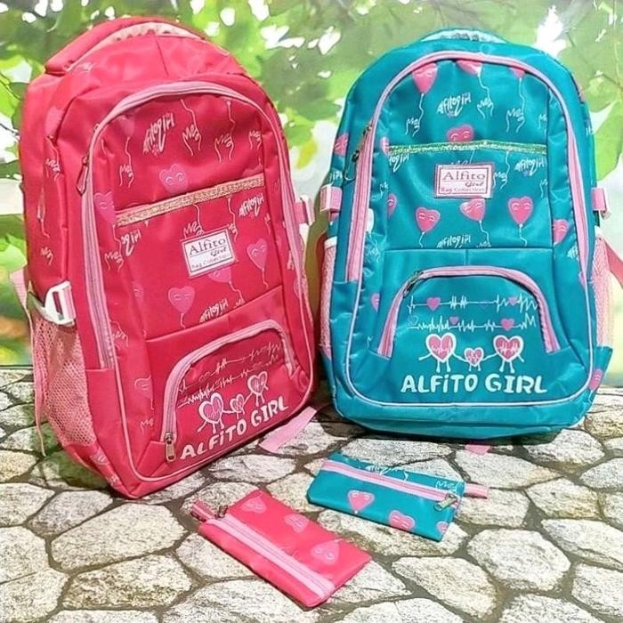 Tas Sekolah Polo Alfito Anak Perempuan Original