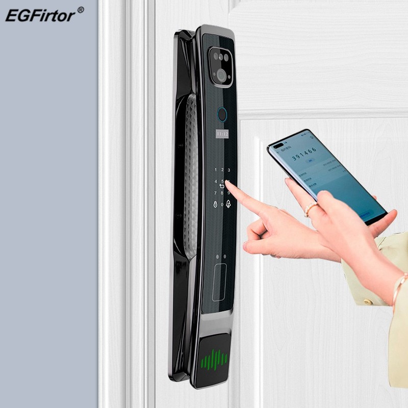 3D Face Recognition Fingerprint Door Lock Automation Smart Password