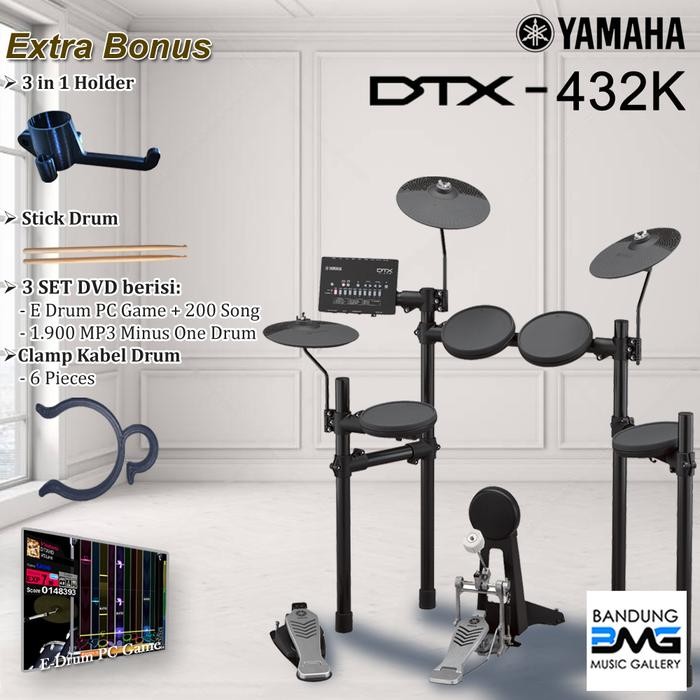 Yamaha DTX 432 Drum Elektrik / DTX432 / DTX432K / DTX 432K