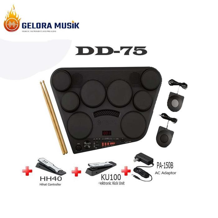 Drum Elektrik Portable Yamaha DD-75