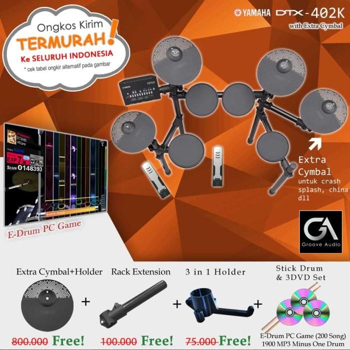 Drum Elektrik Yamaha DTX402K with XtraCymbal/ DTX402 / DTX 402 / 402K