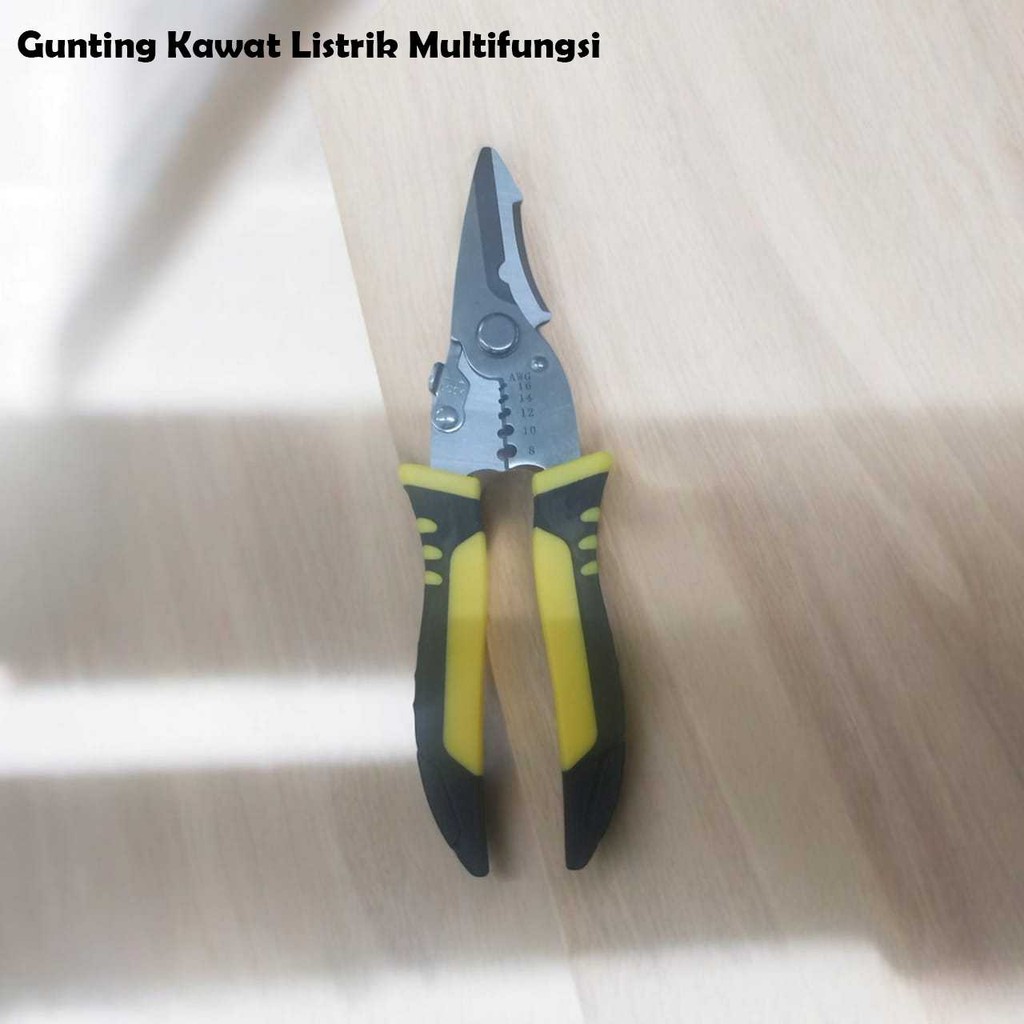 

ZHOLIN Gunting Kawat Listrik Multifungsi Cable Cutter Stainless Steel - Z196