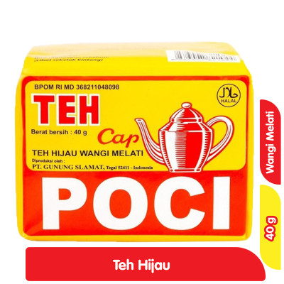 

Poci Teh Hijau Wangi Melati Kuning 40 g