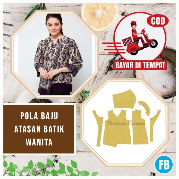 Pola Baju Atasan Batik Pola Baju Wanita Lengkap *