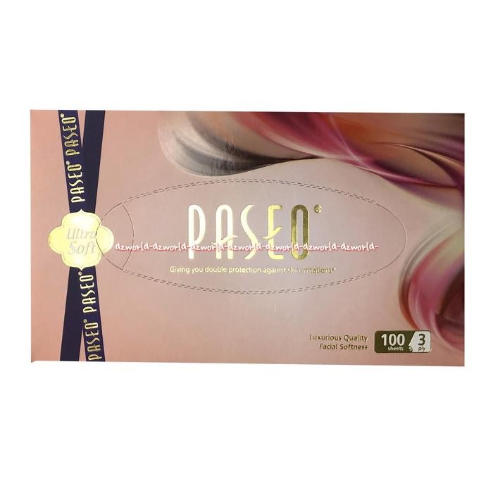 M4R7 Paseo Facial Softness Tissue 100 Sachets Tisu Box Kotak