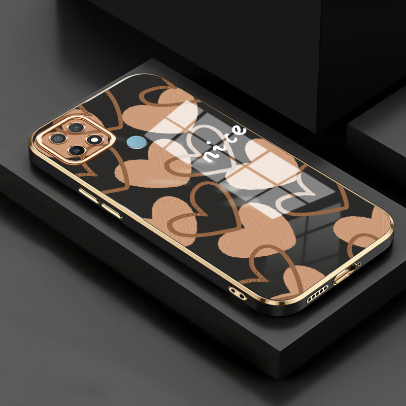 Casing Untuk OPPO A15 A15s A35 4G Case Hp Bahan Silikon Softcase Kasing Kesing Cesing Casing Motif H