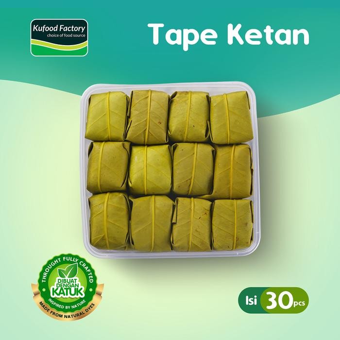 

Tape Ketan Ciremai Isi 30 Fresh & Legit By Kufood Factory