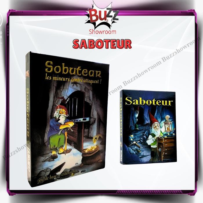 SABOTEUR 1 & 2 CARD GAME BOARD GAMES KODE 1259