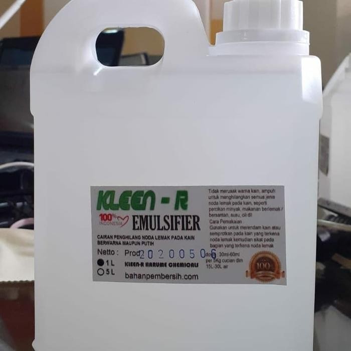 FAB0 Emulsifier 1 Liter Penghilang Noda Minyak Lemak Pada Pakaian Kleen-R