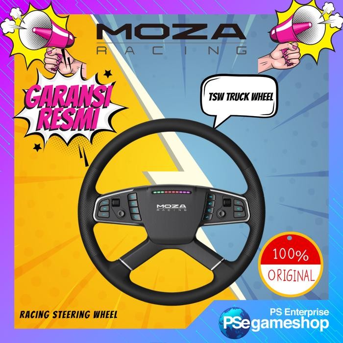 TERBARU Moza Racing TSW Truck Wheel Simulator ETS2 ETS Stir Truk Bus Not G29