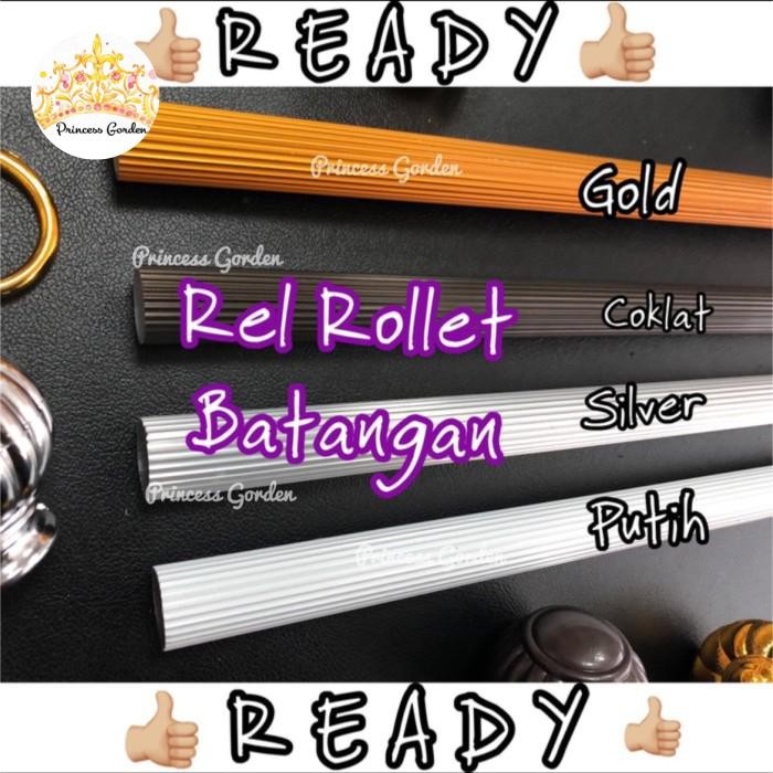 PREMIUM Rel Gorden rollet batangan/ rel garis gorden / tiang gorden
