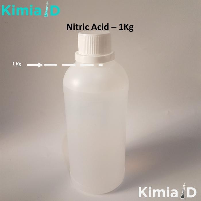 E3EE Nitric Acid 1 Kg Nitric Acid 68% Asam Nitrat Cairan Pencuci Emas Lab