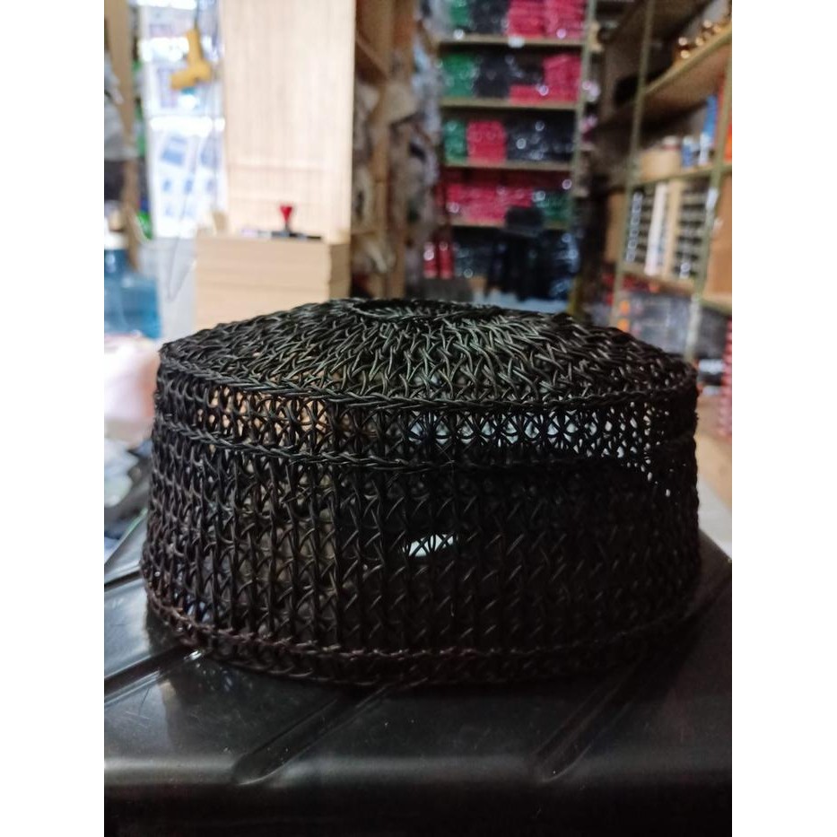 (Expert) Peci Rotan Kalimantan / Peci Rotan / Peci Akar Rotan /Kopiah / songko