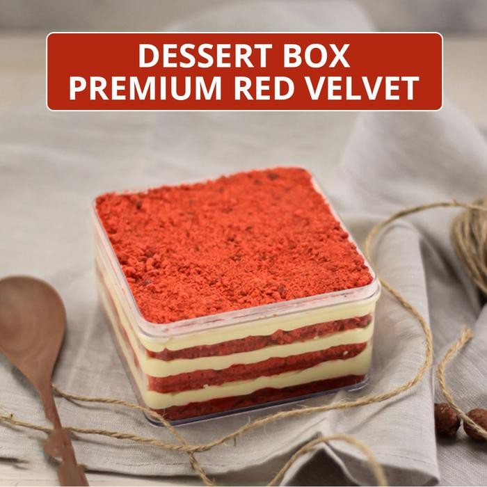 

OR6T Dessert Box Premium Red Velvet - Kue Red Velvet - Cake Red Velvet