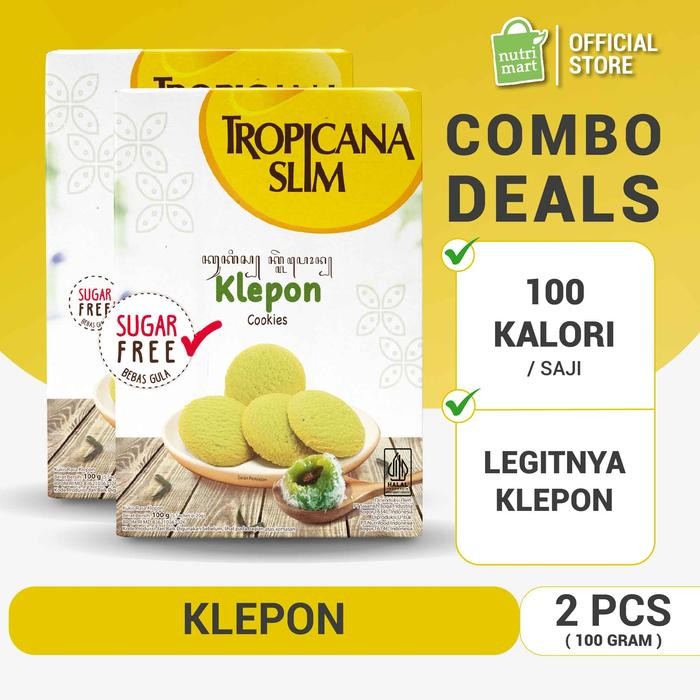 

OR6T Twin Pack: Tropicana Slim Klepon Cookies (5 Sch)
