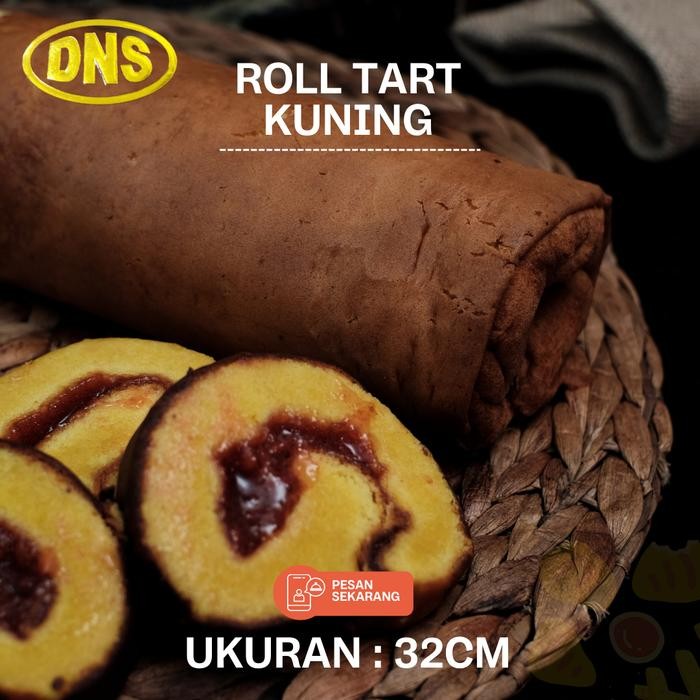 

OR6T Bolu Gulung Kuning Strawberry / Kue Roll Tart Arisan Lebaran Natal