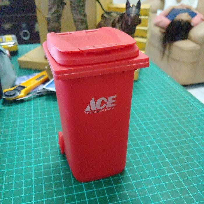 PREMIUM 1/6 tempat sampah garbage bin diorama